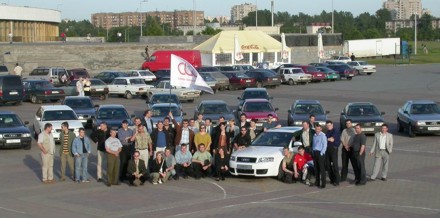 Audi Club Saint-Petersburg.  2003 . June Audi Meeting